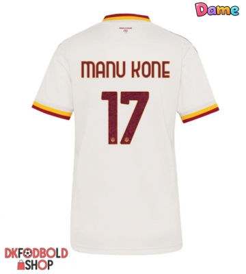 AS Roma Manu Kone #17 Udebanetrøje Dame 2026-27 Kort ærmer AS Roma Manu Kone #17 Udebanetrøje Dame 2026-27 Kort ærmer